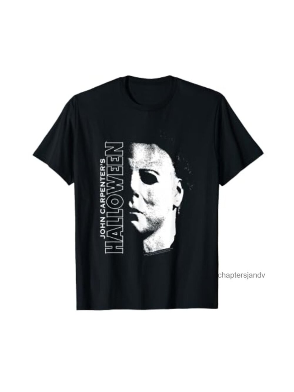 Michael Myers Large Face Graphic Horror Movie Tee Short Sleeve